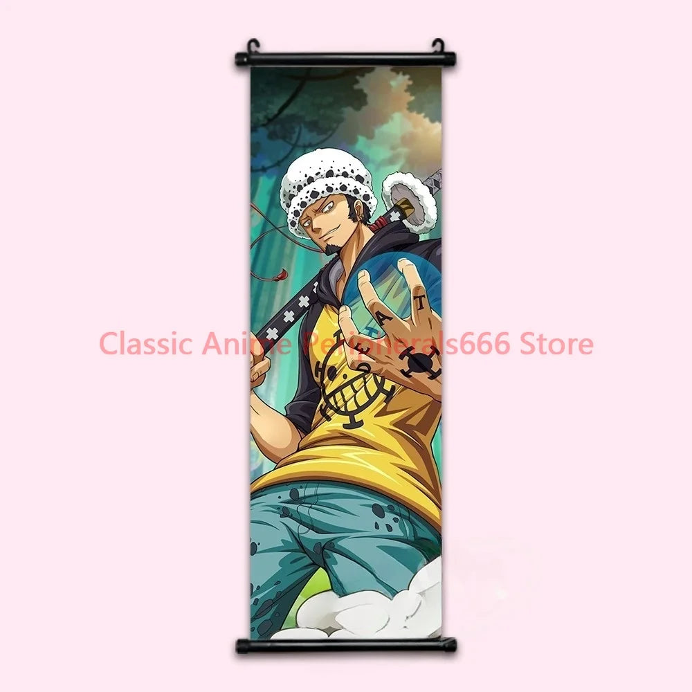 One Piece Luffy Gear 4 Home Decor Kawaii Anime Decorative Painting Robin Poster Nami Wall Art Canvas Pictures For Computer Room
