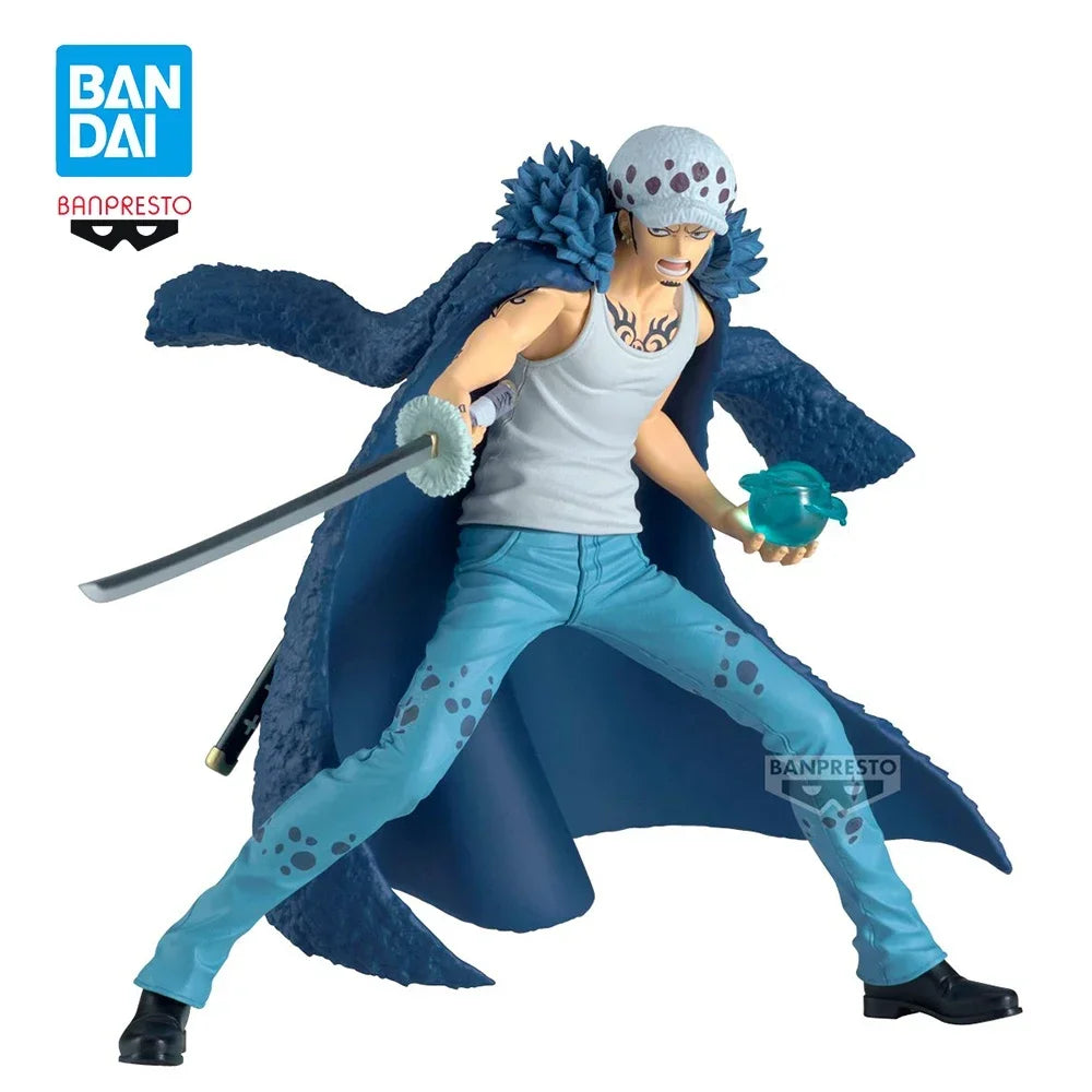Auf Lager Original BANDAI Banpresto ONE PIECE BRC Trafalgar D. Water Law PVC Actionfigur Anime Figuren Modell Spielzeug Weihnachtsgeschenk