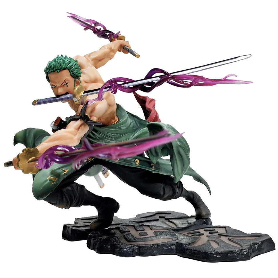 10CM One Piece Luffy Figure Roronoa Zoro Three-Blade Sa-Maximum Manga Anime Statue PVC Action Collection Model Toys For Children - One Piece Merchandise - Free Shipping Buy Now