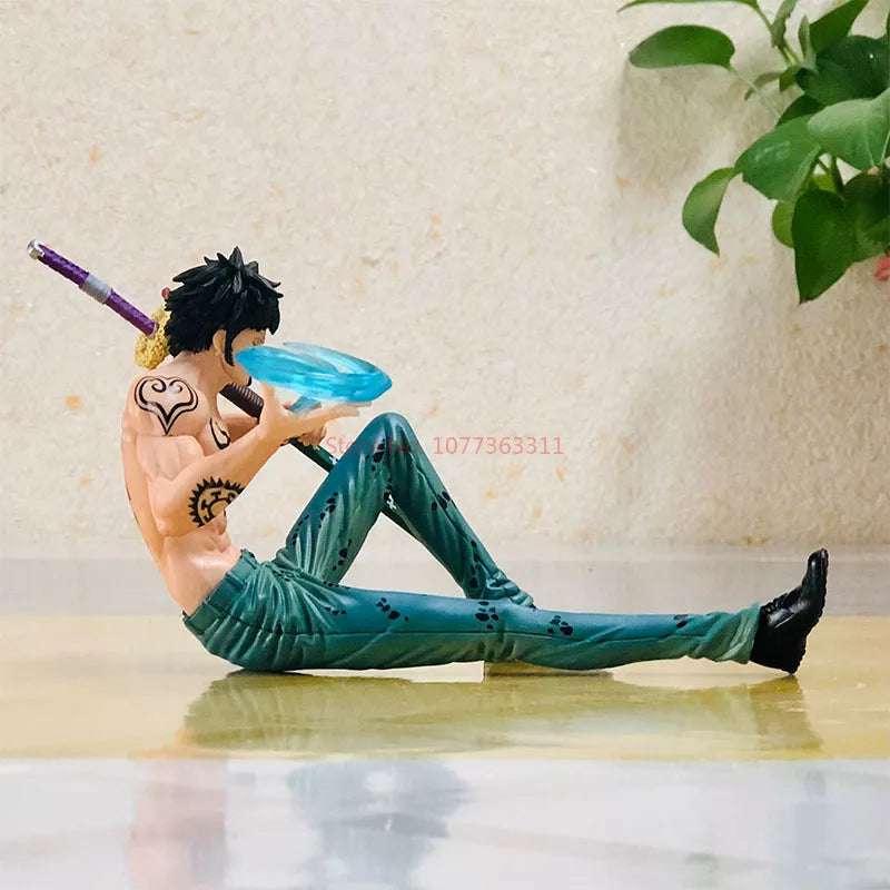 Anime One Piece Figurine Bt Sitting Posture Trafalgar Law Operation Room Action Figures Pvc Model Collection Toy Decoration Gift - One Piece Merchandise - Free Shipping Buy Now