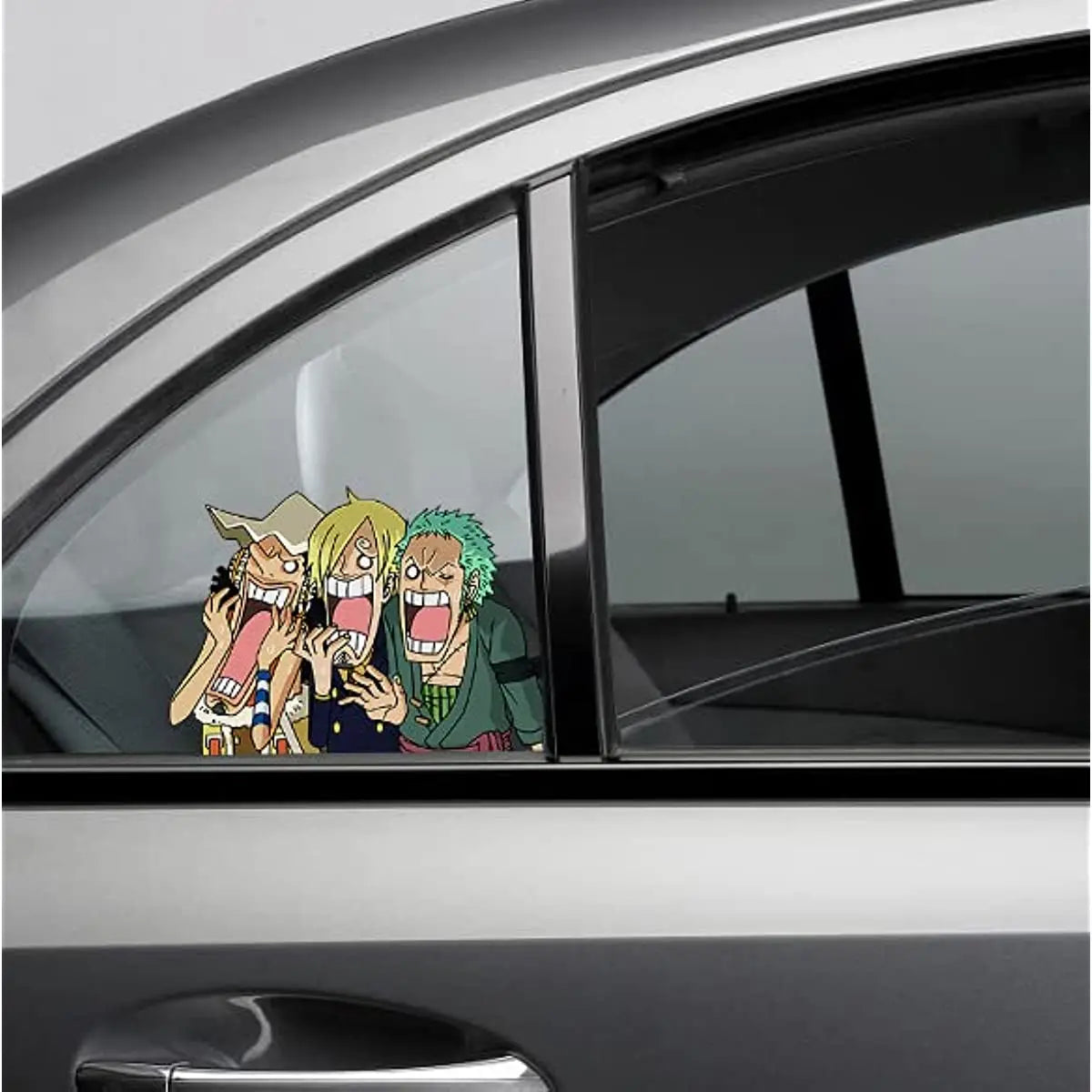 Sanji Roronoa Zoro Usopp Funny Car Sticker ONE Piece Anime Sticker Waterproof Sunscreen Laptop Decals Bumper Stickers - One Piece Merchandise - Free Shipping Buy Now