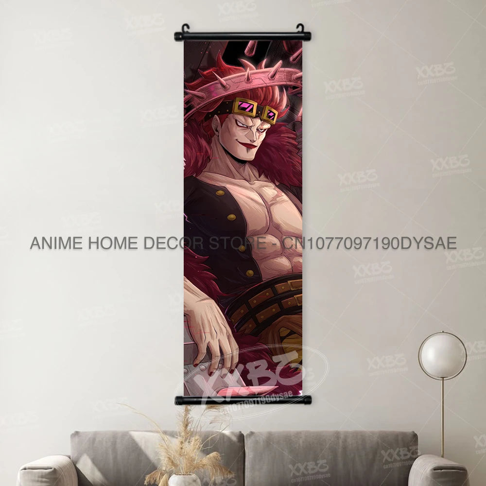 One Piece Posters Jinbe Wallpaper Nico Robin Hanging Painting Marco Anime Scrolls Picture Eustass Kid Wall Art Yamato Home Decor - One Piece Merchandise - Free Shipping Buy Now