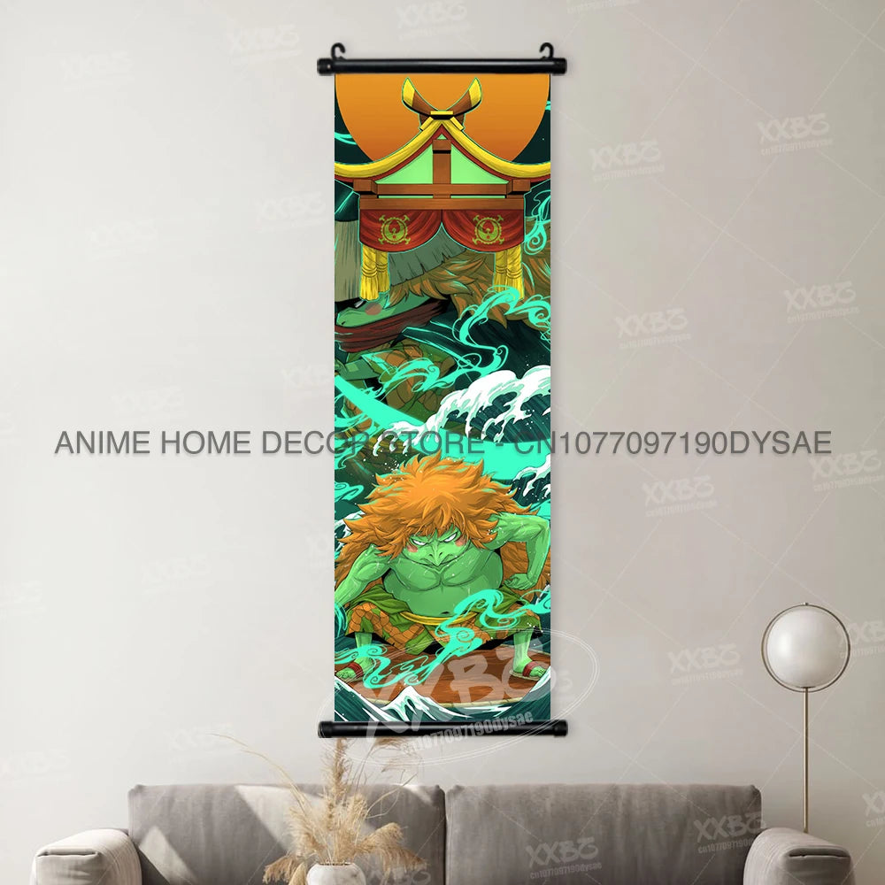 One Piece Posters Jinbe Wallpaper Nico Robin Hanging Painting Marco Anime Scrolls Picture Eustass Kid Wall Art Yamato Home Decor - One Piece Merchandise - Free Shipping Buy Now