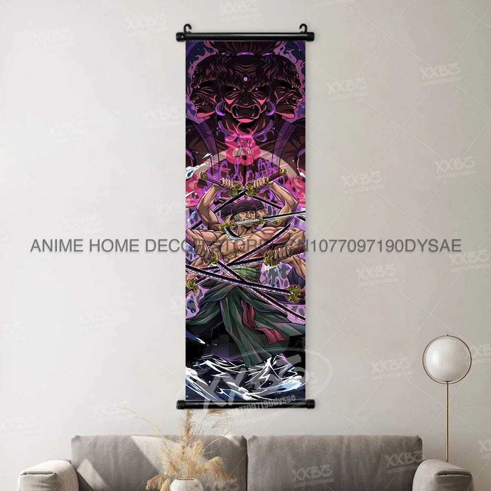 One Piece Posters Jinbe Wallpaper Nico Robin Hanging Painting Marco Anime Scrolls Picture Eustass Kid Wall Art Yamato Home Decor - One Piece Merchandise - Free Shipping Buy Now