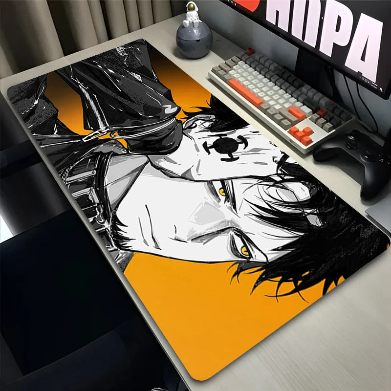 XXL Gaming-Zubehör Gamer-Tastatur-Schreibtischunterlage O-one P-piece Trafalgar D Water Law Rutschfestes Laptop-Mauspad 900X400 Mauspads