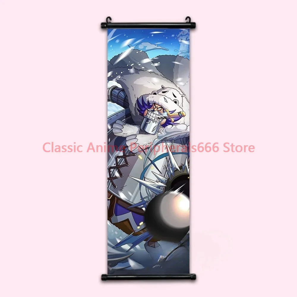 One Piece Luffy Gear 4 Home Decor Kawaii Anime Decorative Painting Robin Poster Nami Wall Art Canvas Pictures For Computer Room