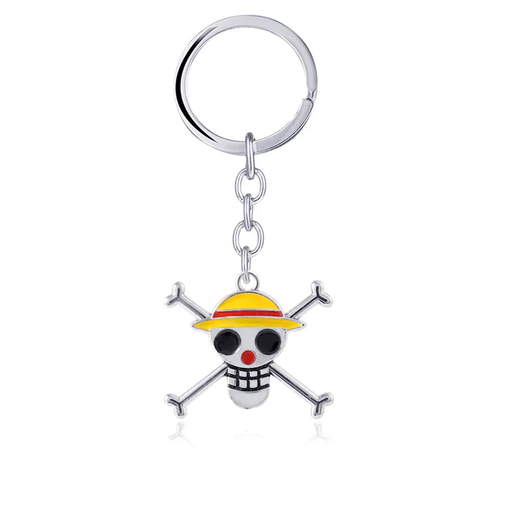 Anime One Piece Schlüsselanhänger Luffy Ace Law Edward Newgate Zoro Sanji Nami Robin Chopper Sir Crocodile Brook Auto Schlüsselanhänger Figur Spielzeug