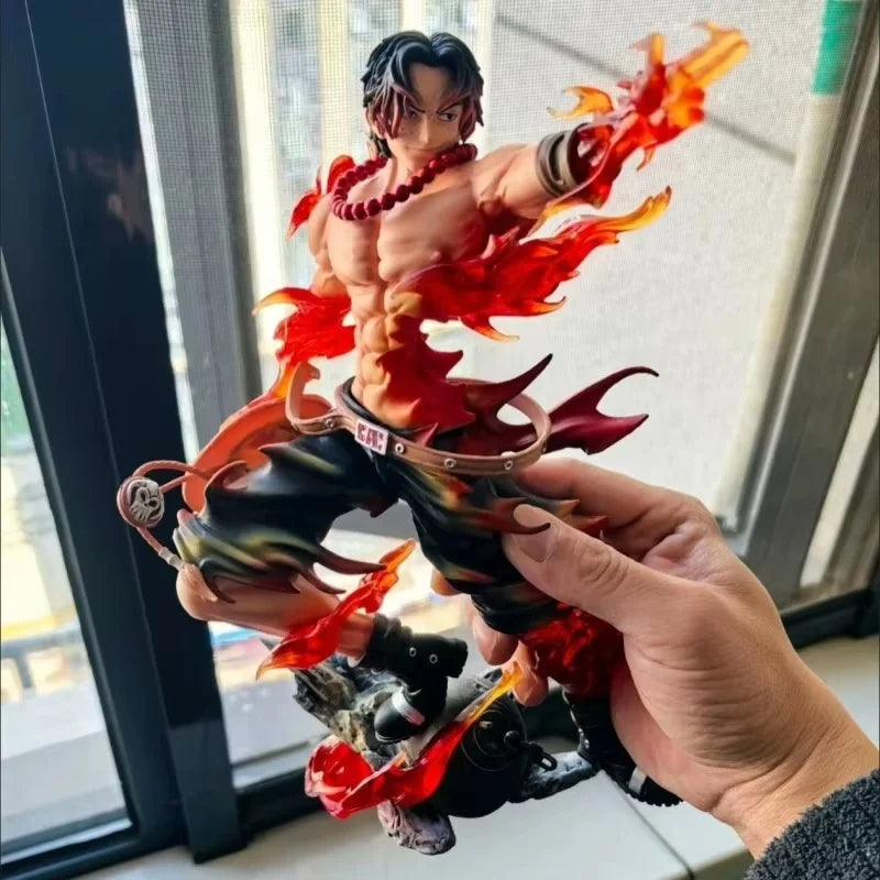 Figurine One Piece Flame Portgas·D· Ace Gk en PVC, modèle debout, décoration de collection, poupée, jouet pour enfants, cadeaux d'anniversaire