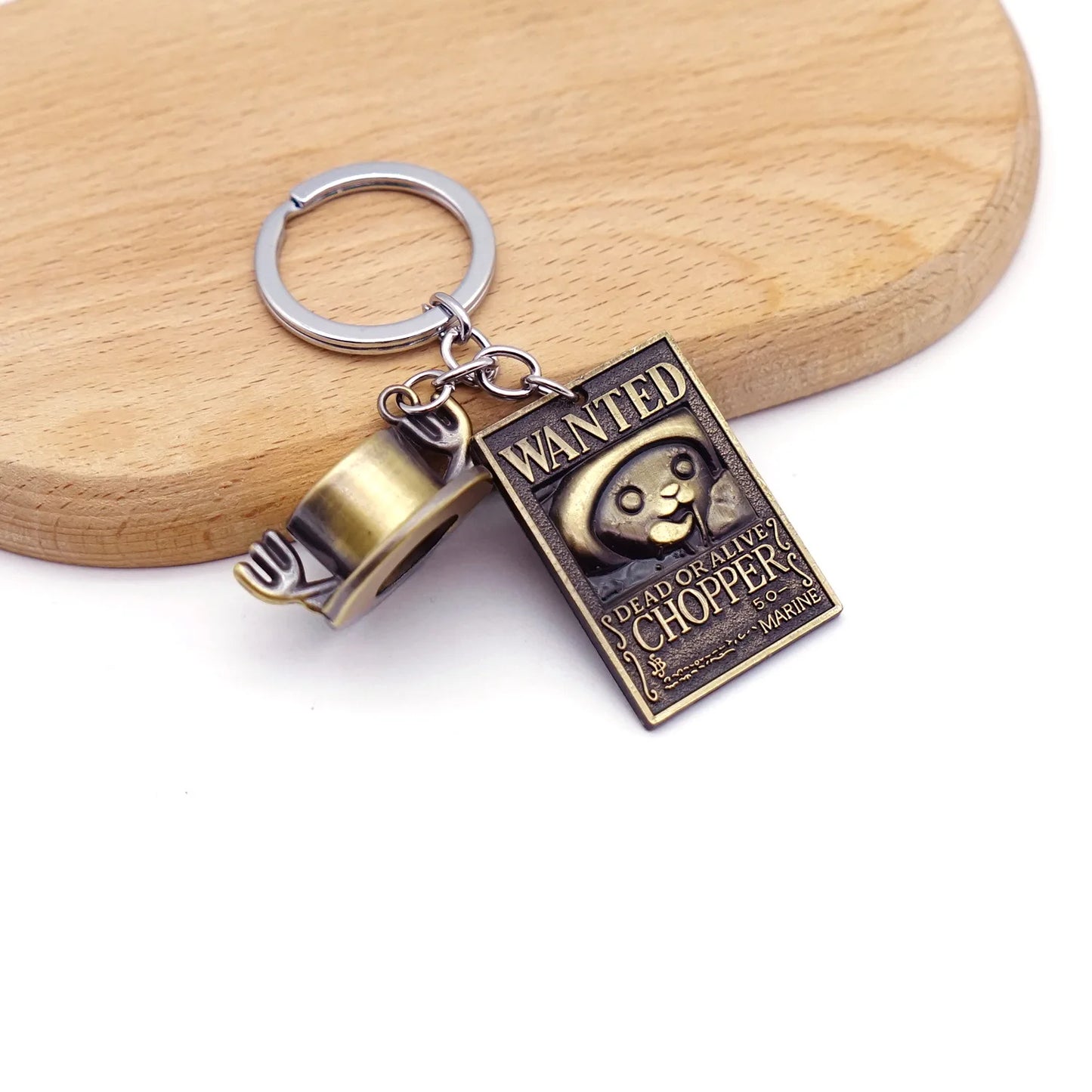 Anime One Piece Shanks Kaido Law Luffy Ace Zoro Sanji Devil Fruit Keychain Metal Pendant Figure Model Toy Jewelry Gift - One Piece Merchandise - Free Shipping Buy Now