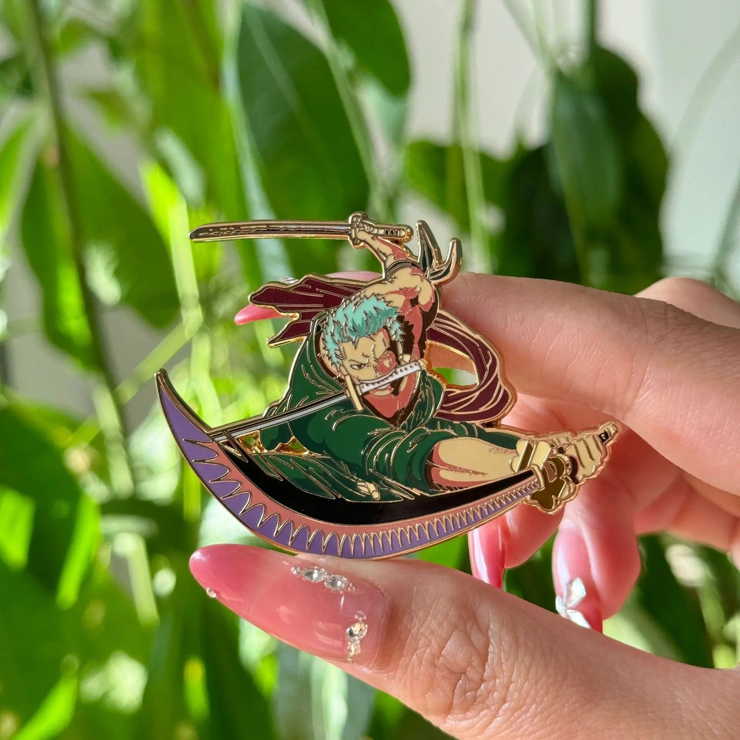 Classic Anime Roronoa Zoro Briefcase Badges Hard Enamel Pin Men Lapel Pins for Backpack Brooch for Clothes Accessories Gifts - One Piece Merchandise - Free Shipping Buy Now