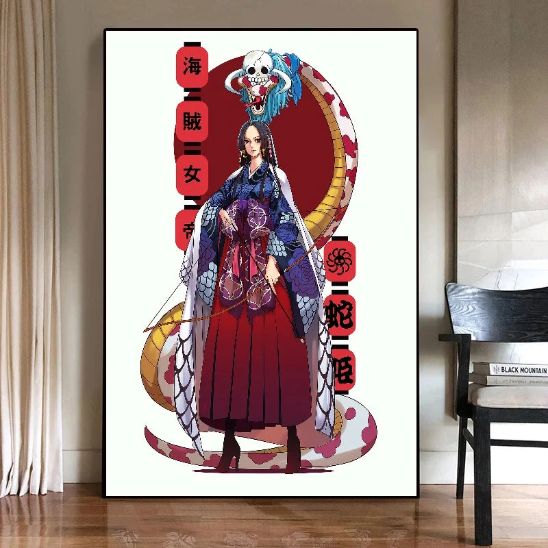Nico·Robin Nami Boa Hancock Perona Wall Decoration One Piece Sexy and Beautiful PosterLiving Room Decoration Canvas Painting - One Piece Merchandise - Free Shipping Buy Now