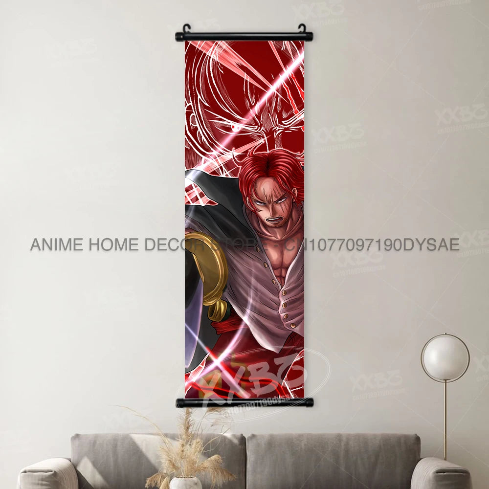 ONE PIECE Posters Anime Monkey D. Luffy Hanging Painting Yamato Scrolls Picture Nico Robin Home Decor Wallpaper Canvas Wall Art - One Piece Merchandise - Free Shipping Buy Now