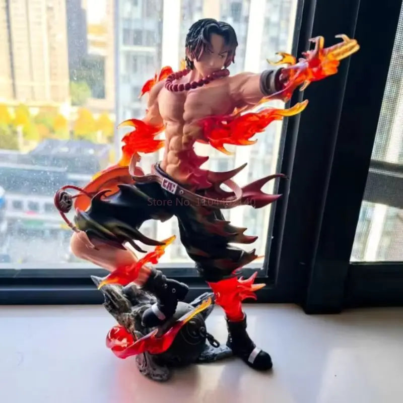 Figurine One Piece Flame Portgas·D· Ace Gk en PVC, modèle debout, décoration de collection, poupée, jouet pour enfants, cadeaux d'anniversaire