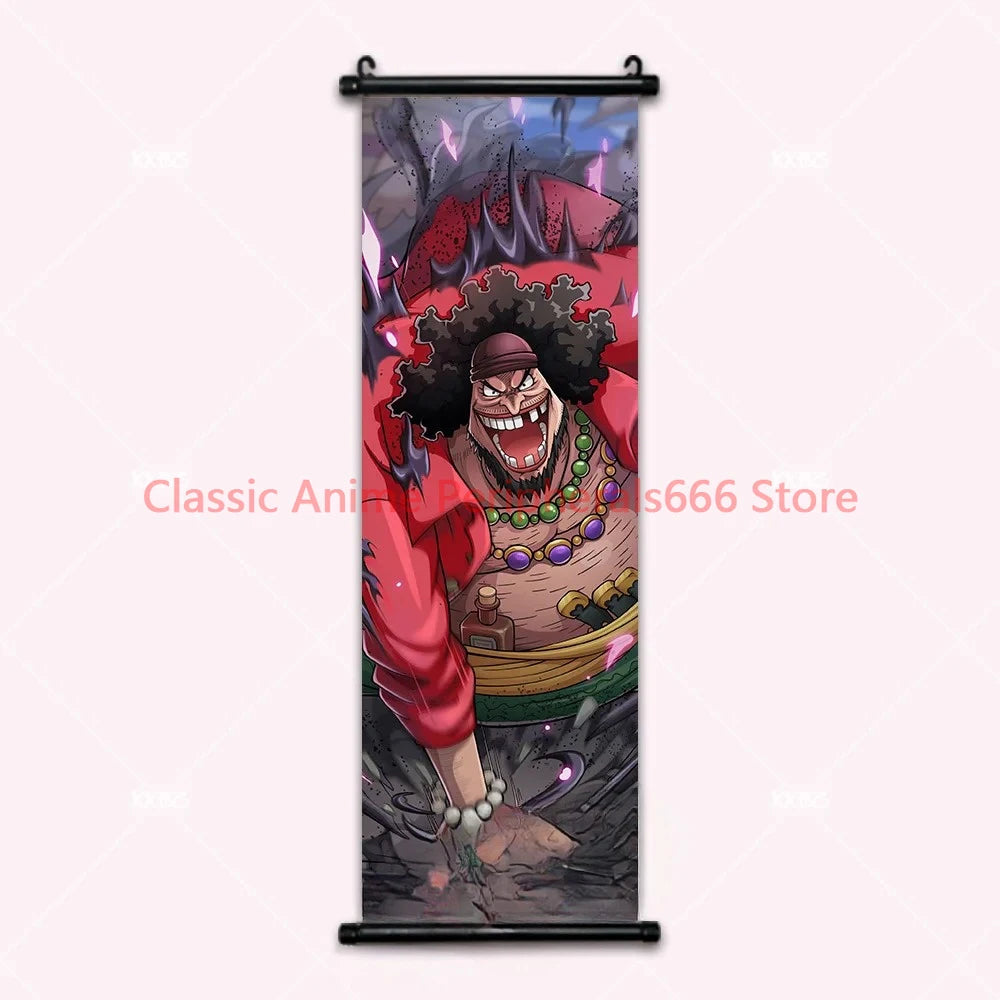 One Piece Luffy Gear 4 Home Decor Kawaii Anime Decorative Painting Robin Poster Nami Wall Art Canvas Pictures For Computer Room