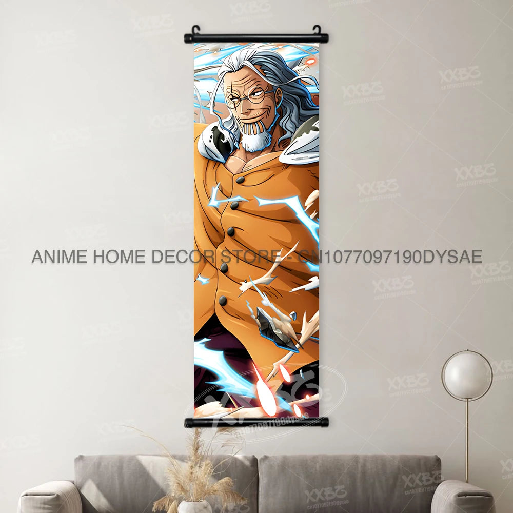 ONE PIECE Posters Anime Monkey D. Luffy Hanging Painting Kaido Home Decor Nico Robin Wall Artwork Garp Scroll Picture Nami Mural - One Piece Merchandise - Free Shipping Buy Now