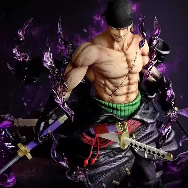 25 cm One Piece Zoro Figuren Sky Painting Roronoa Zoro Actionfiguren Anime PVC Sammlung Modell Spielzeug Desktop Dekoration Geschenke