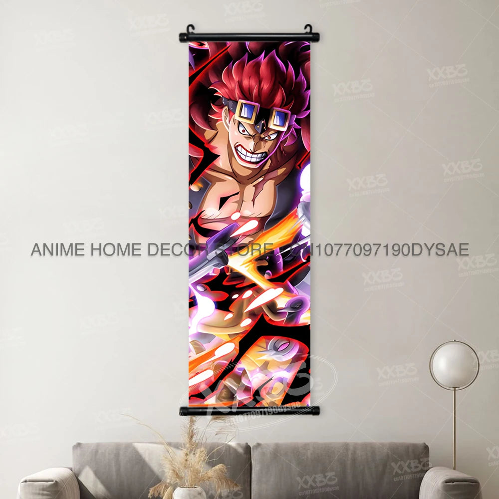 ONE PIECE Posters Anime Monkey D. Luffy Hanging Painting Kaido Home Decor Nico Robin Wall Artwork Garp Scroll Picture Nami Mural - One Piece Merchandise - Free Shipping Buy Now