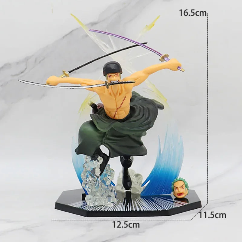 Anime One Piece Figur Luffy Portgas·D· Ace Roronoa Zoro Figur Actionfiguren PVC Statue Sammlung Modell Spielzeug Geschenke
