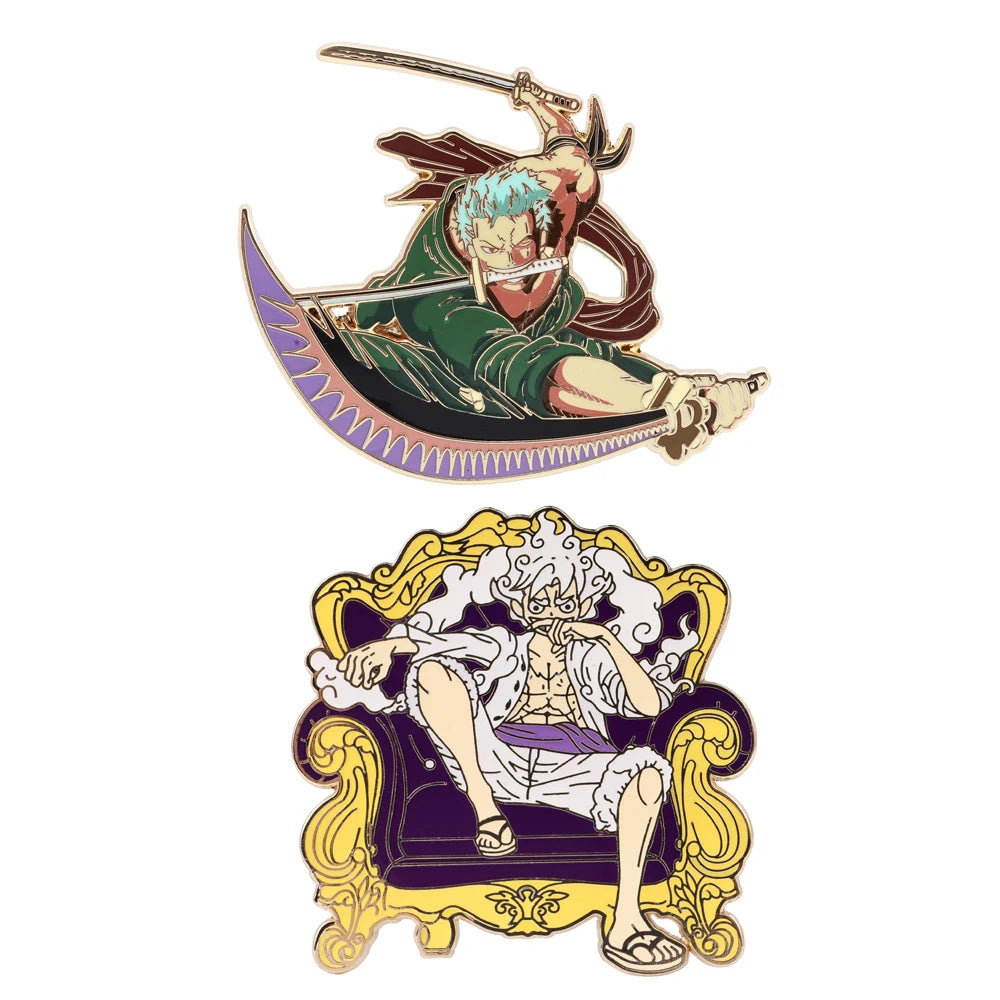 Classic Anime Roronoa Zoro Briefcase Badges Hard Enamel Pin Men Lapel Pins for Backpack Brooch for Clothes Accessories Gifts - One Piece Merchandise - Free Shipping Buy Now