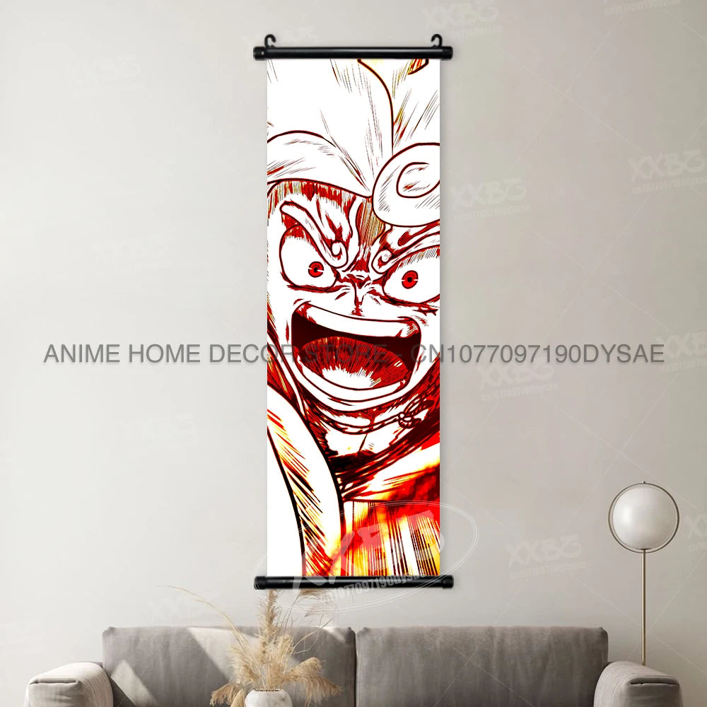ONE PIECE Posters Anime Monkey D. Luffy Hanging Painting Yamato Scrolls Picture Nico Robin Home Decor Wallpaper Canvas Wall Art - One Piece Merchandise - Free Shipping Buy Now