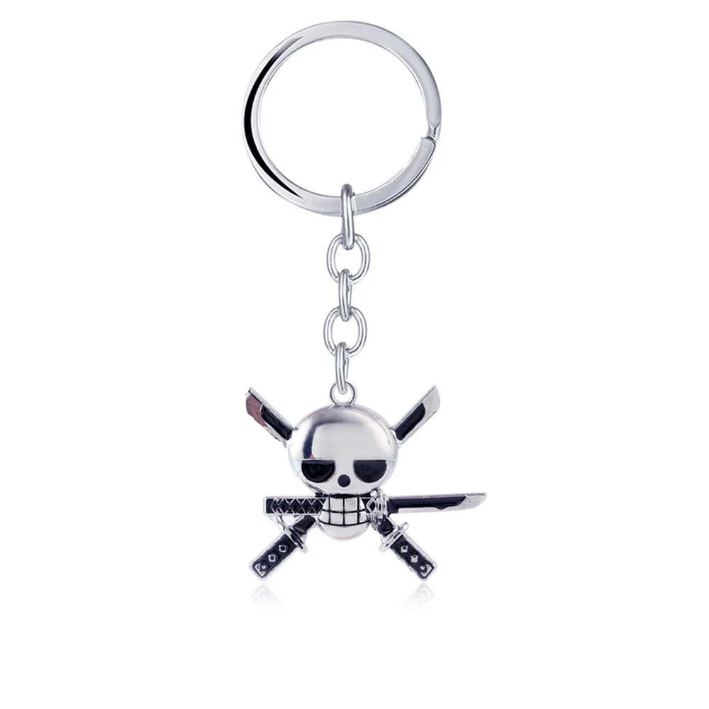 Anime One Piece Schlüsselanhänger Luffy Ace Law Edward Newgate Zoro Sanji Nami Robin Chopper Sir Crocodile Brook Auto Schlüsselanhänger Figur Spielzeug