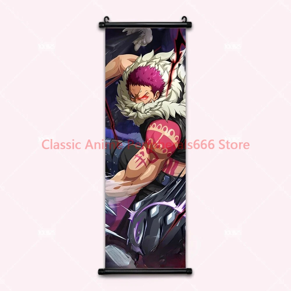 One Piece Luffy Gear 4 Home Decor Kawaii Anime Decorative Painting Robin Poster Nami Wall Art Canvas Pictures For Computer Room