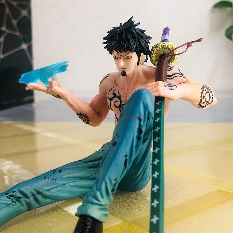 Anime One Piece Figurine Bt Sitting Posture Trafalgar Law Operation Room Action Figures Pvc Model Collection Toy Decoration Gift - One Piece Merchandise - Free Shipping Buy Now