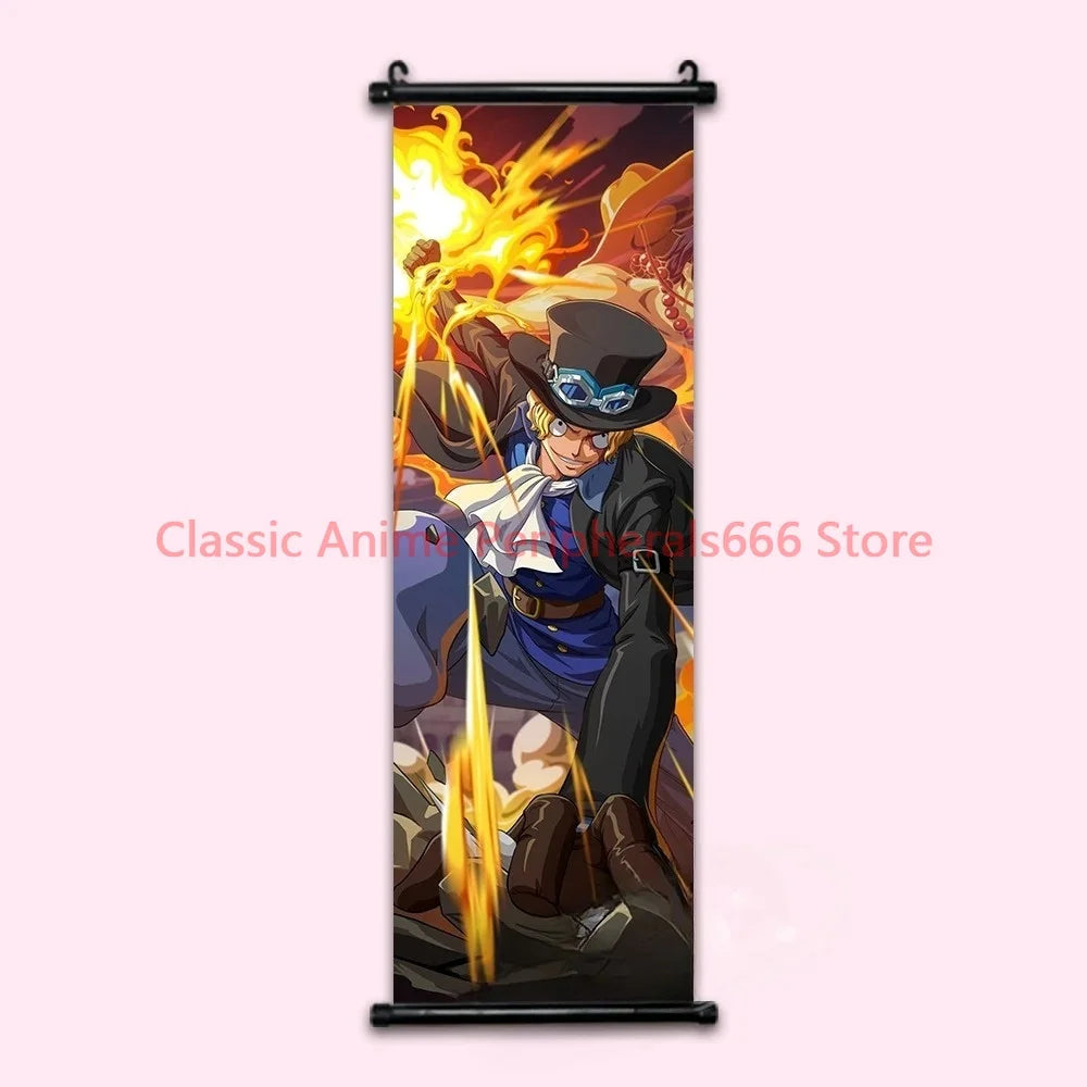 One Piece Luffy Gear 4 Home Decor Kawaii Anime Decorative Painting Robin Poster Nami Wall Art Canvas Pictures For Computer Room