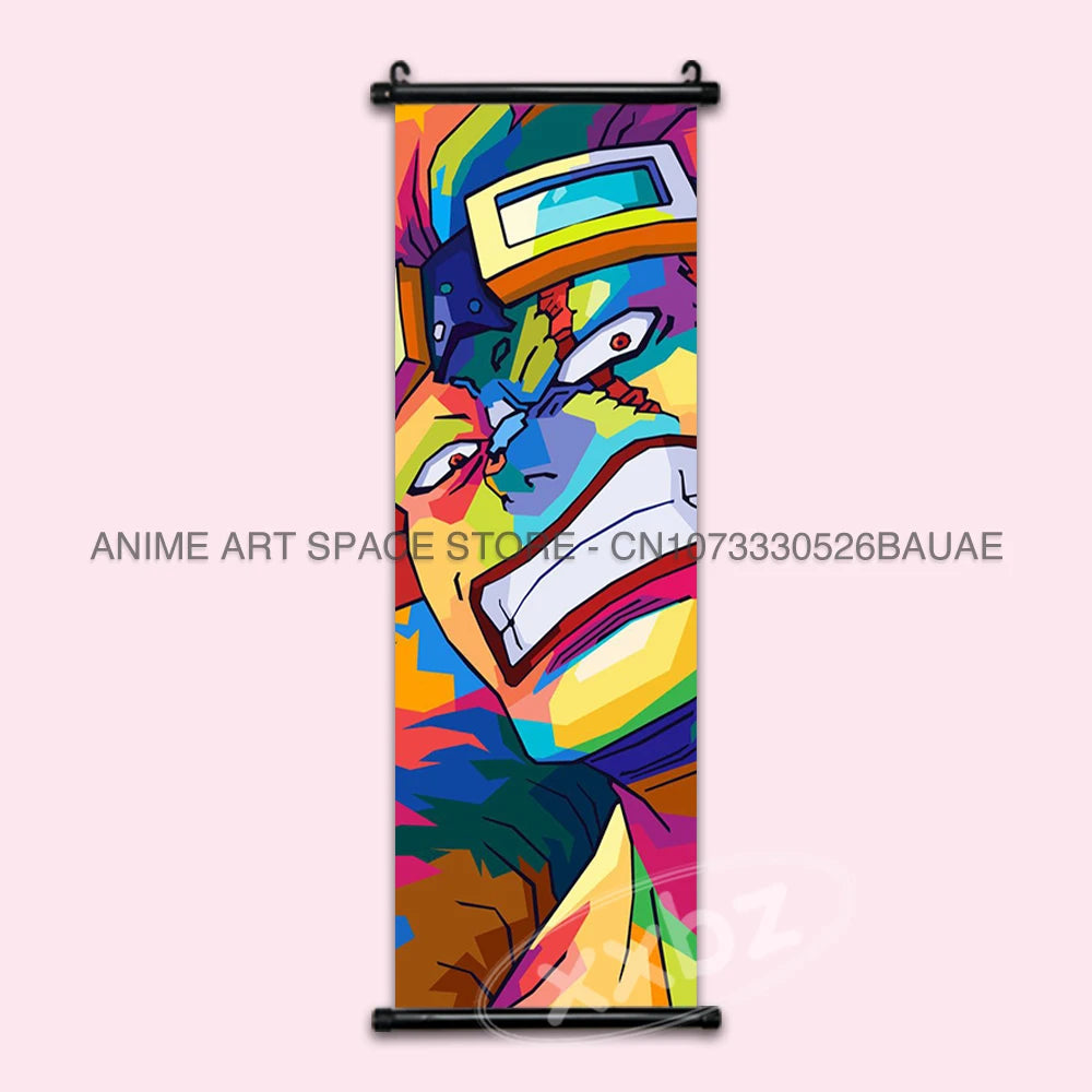 ONE PIECE Hanging Painting Anime Scrolls Picture Law Home Decor Prints Nami Wall Art Luffy Poster Roronoa Zoro Canvas Nico Robin