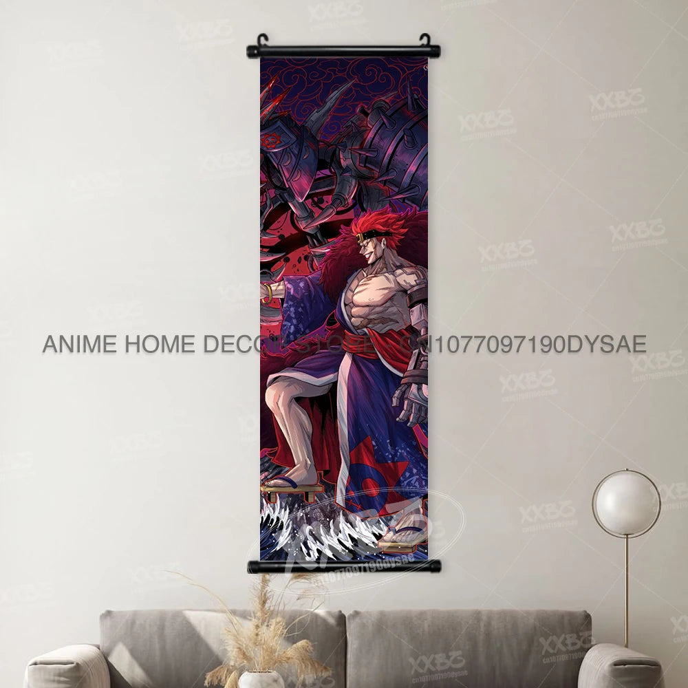 One Piece Posters Jinbe Wallpaper Nico Robin Hanging Painting Marco Anime Scrolls Picture Eustass Kid Wall Art Yamato Home Decor - One Piece Merchandise - Free Shipping Buy Now