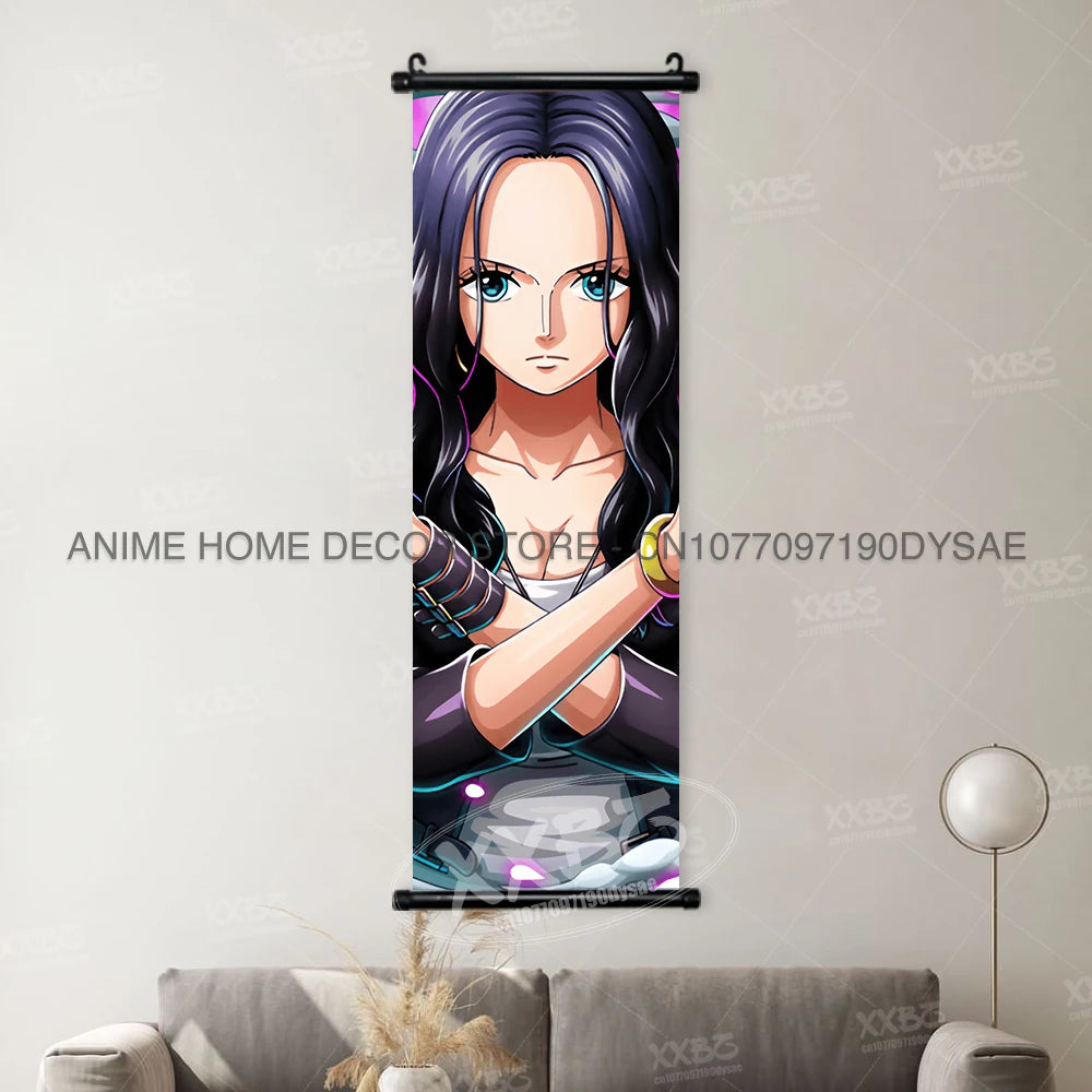 ONE PIECE Posters Anime Monkey D. Luffy Hanging Painting Kaido Home Decor Nico Robin Wall Artwork Garp Scroll Picture Nami Mural - One Piece Merchandise - Free Shipping Buy Now
