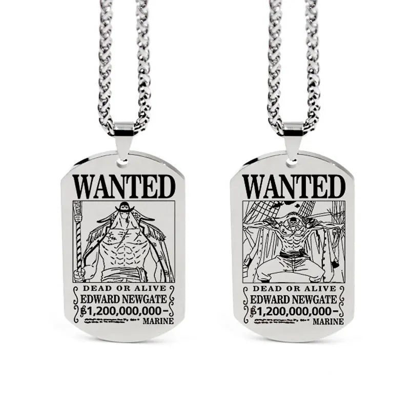 One Piece Anhänger Damen Halskette Japanisches Anime Zubehör Cosplay Luffy Zoro Sanji Manga Titan Schmuck Herren Halskette Geschenk