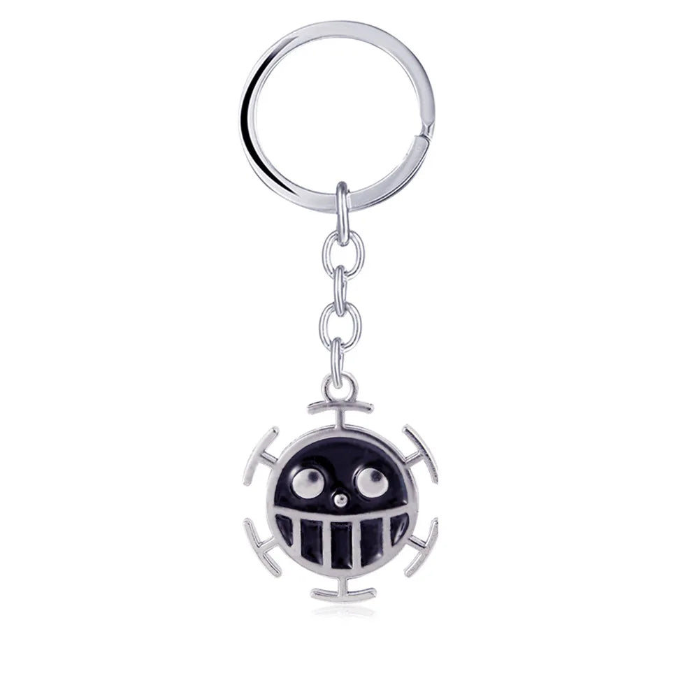 Anime One Piece Schlüsselanhänger Luffy Ace Law Edward Newgate Zoro Sanji Nami Robin Chopper Sir Crocodile Brook Auto Schlüsselanhänger Figur Spielzeug
