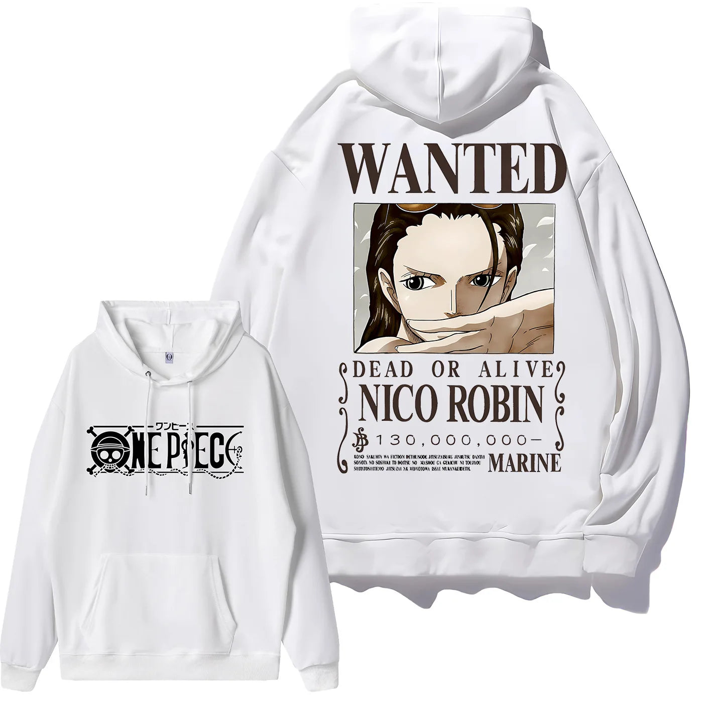 Luffy Zoro Shanks Nico Robin Bedruckter lockerer Kapuzenpullover Anime One Piece Bounty Wanted Order Lässige Mode Jungen Mädchen Sweatshirt