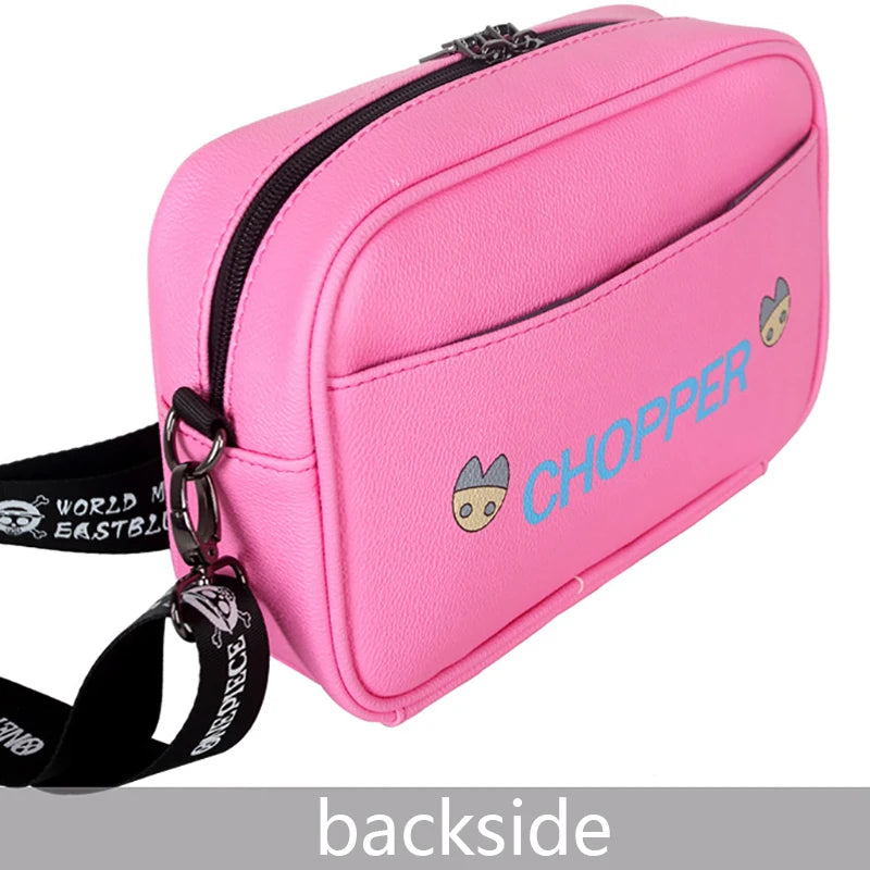 One Piece Tony Chopper Crossbody Bag Large Capacity Shoulder Bags Anime PU Leather Phone Pouch Women Casual Handbag Zipper Tote - One Piece Merchandise - Free Shipping Buy Now
