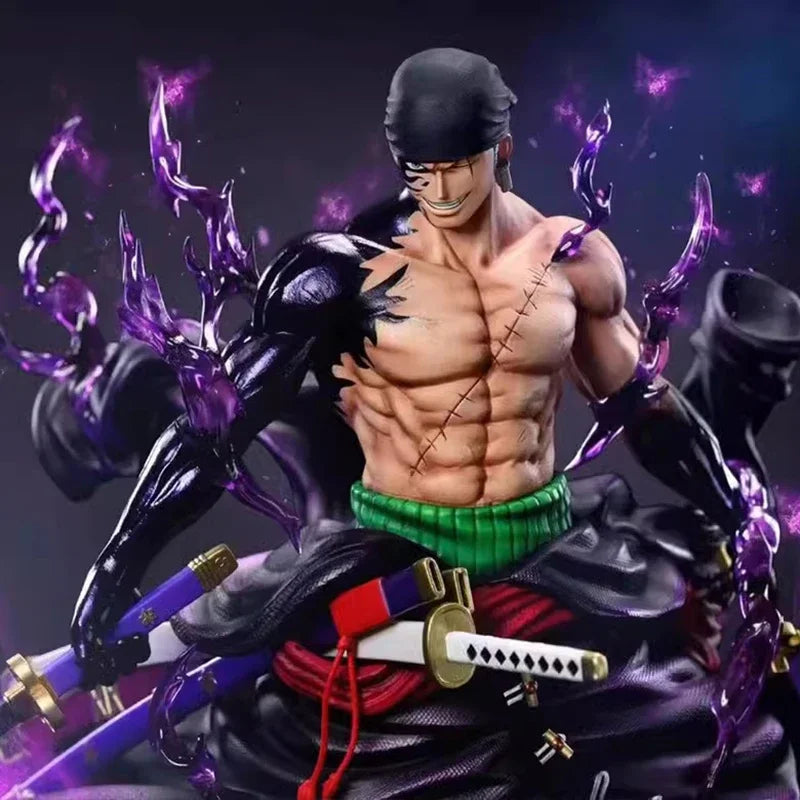 25 cm One Piece Zoro Figuren Sky Painting Roronoa Zoro Actionfiguren Anime PVC Sammlung Modell Spielzeug Desktop Dekoration Geschenke