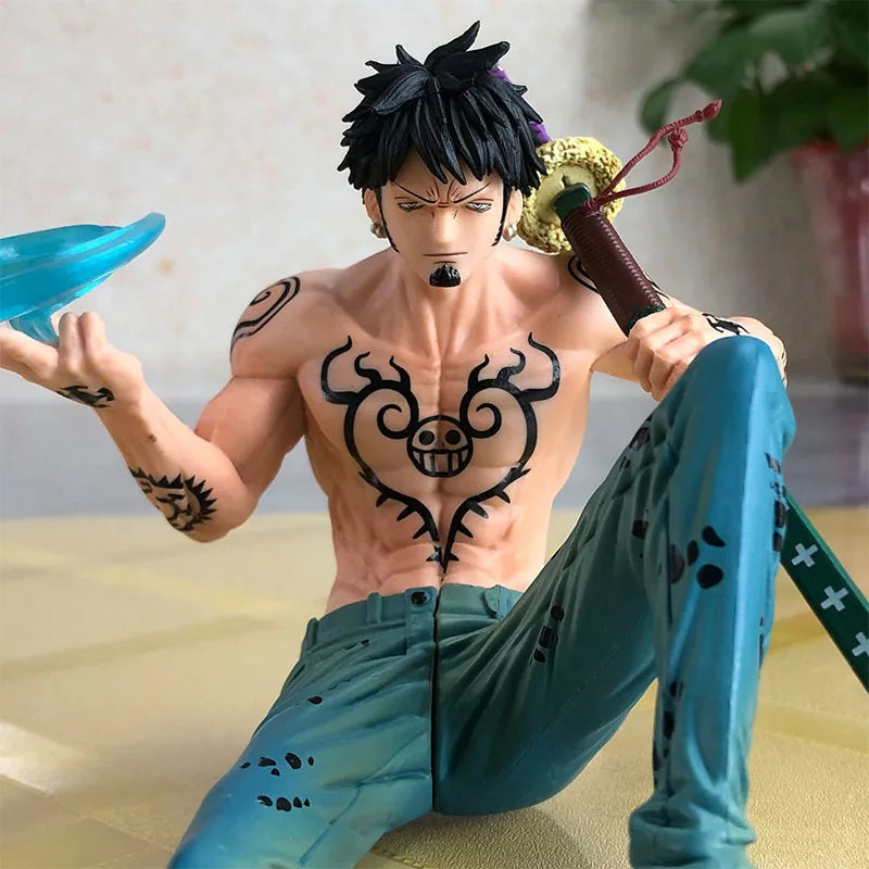 Anime One Piece Figurine Bt Sitting Posture Trafalgar Law Operation Room Action Figures Pvc Model Collection Toy Decoration Gift - One Piece Merchandise - Free Shipping Buy Now