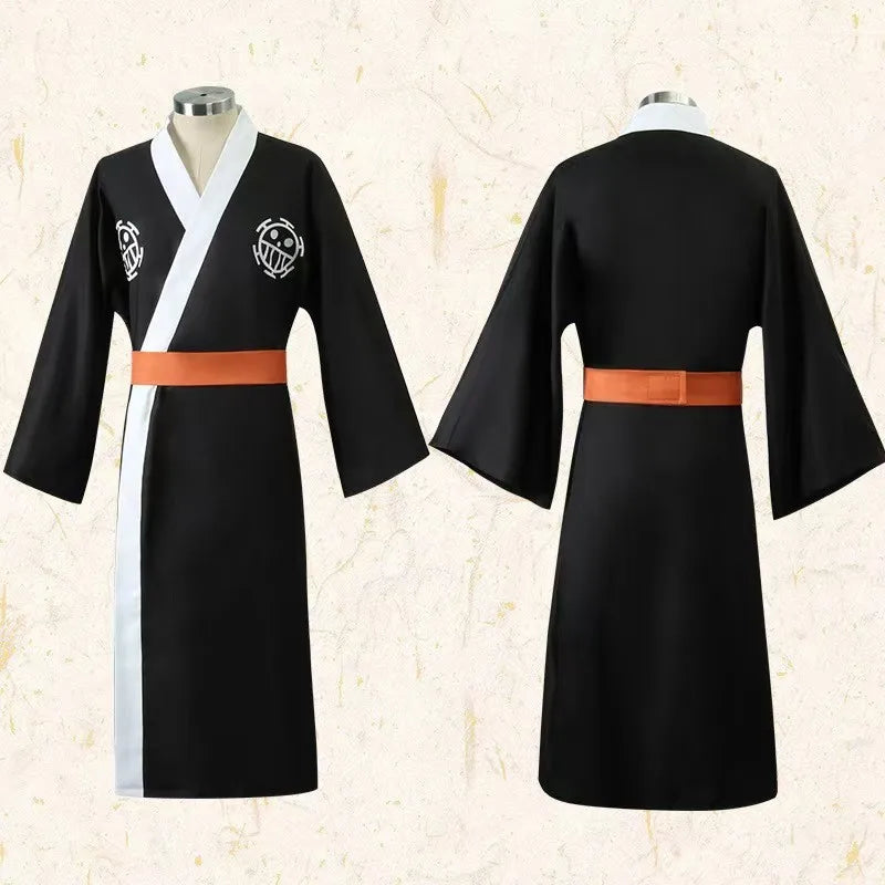Trafalgar Law Cosplay Costume Anime Figures Digital Printing Kimono Uniform Full Set Halloween Carnival Party Suit Man - One Piece Merchandise - Free Shipping Buy Now