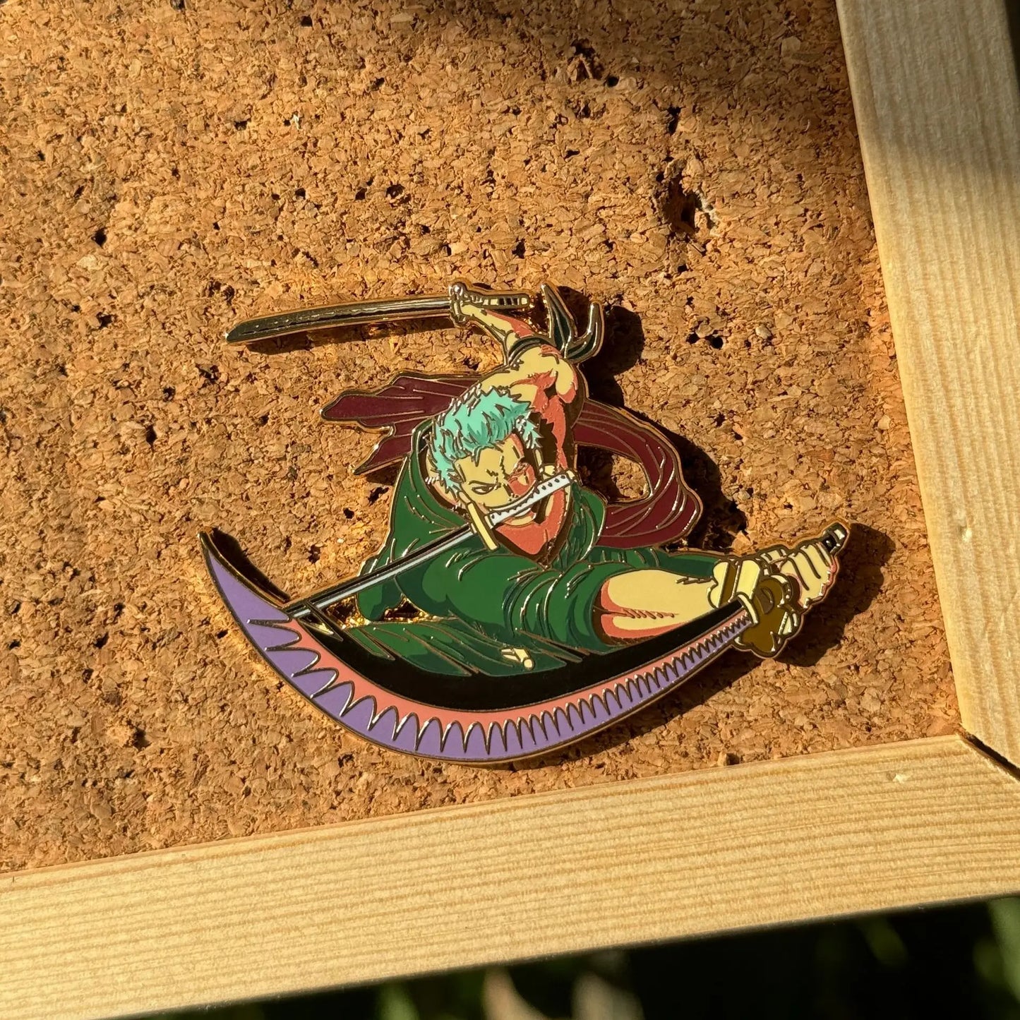 Classic Anime Roronoa Zoro Briefcase Badges Hard Enamel Pin Men Lapel Pins for Backpack Brooch for Clothes Accessories Gifts - One Piece Merchandise - Free Shipping Buy Now