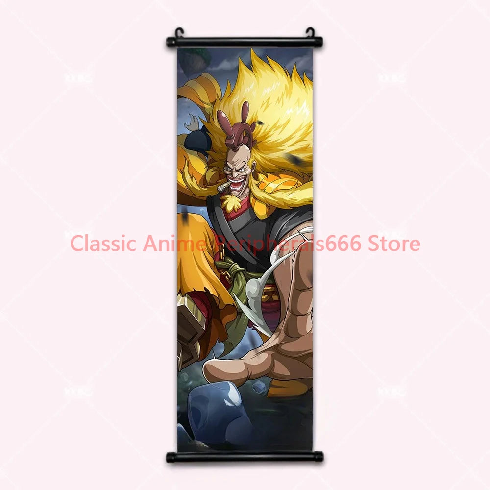 One Piece Luffy Gear 4 Home Decor Kawaii Anime Decorative Painting Robin Poster Nami Wall Art Canvas Pictures For Computer Room