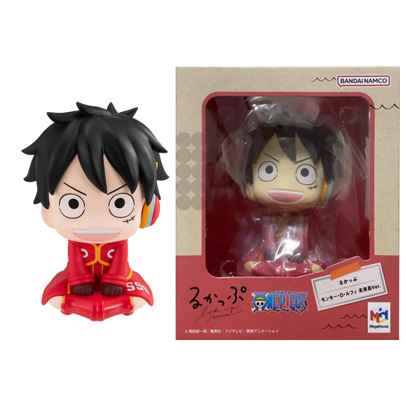 MegaHouse Original Look Up One Piece Shanks Portgas.D.Ace Monkey D. Luffy Perona Egghead Ver. Anime Actionfiguren Spielzeug Kindergeschenk