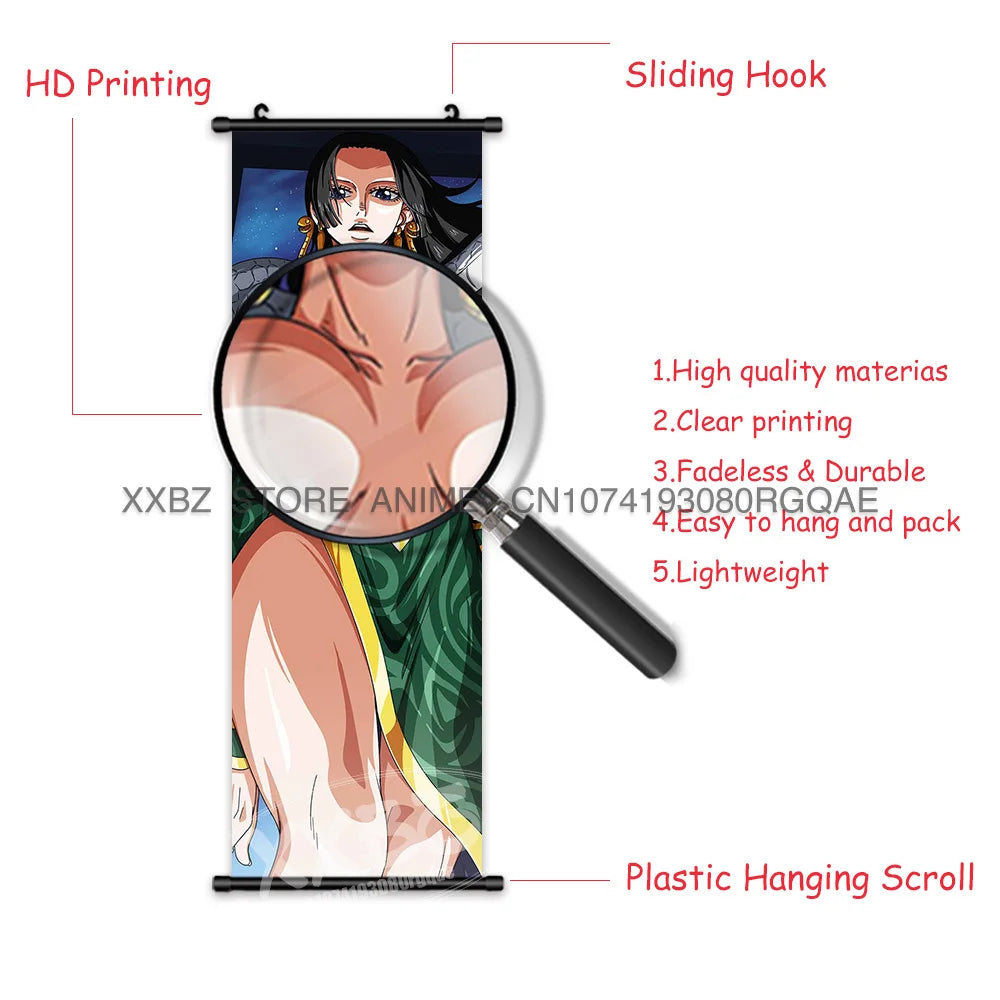 ONE PIECE Scrolls Pictures Sabo Wall Art Kid Pirates Anime Posters Nico Robin Hanging Painting Trafalgar D.Water Law Home Decor