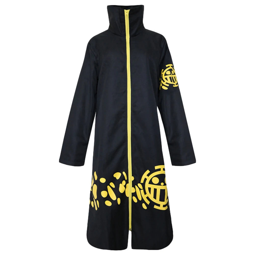 Trafalgar Law Cosplay Hoodie Hose Hut Kostüm Anime One Cos Piece Fantasia Luffy Outfits Halloween Verkleidungsanzug für Erwachsene Männer