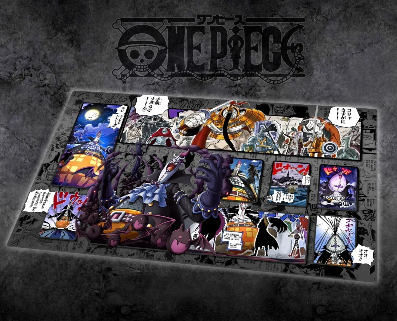 OPCG One Piece Dedizierte SPIELKARTEN-Spielmatte Battle Against Rebecca Roronoa Zoro Trafalgar Law Comic-Serie Spielzeuggeschenke 60 * 35 cm
