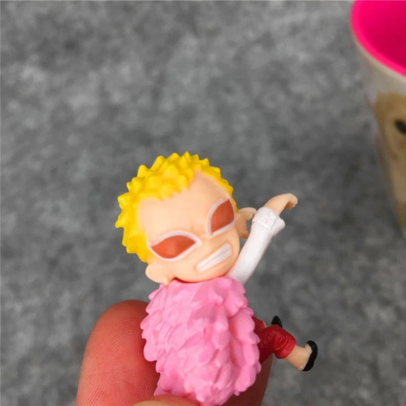 Japanese Anime One Piece Ace Chopper Luffy Law Doflamingo Cup Edge Figurine Pendant Doll Model Decoration Children Gifts - One Piece Merchandise - Free Shipping Buy Now