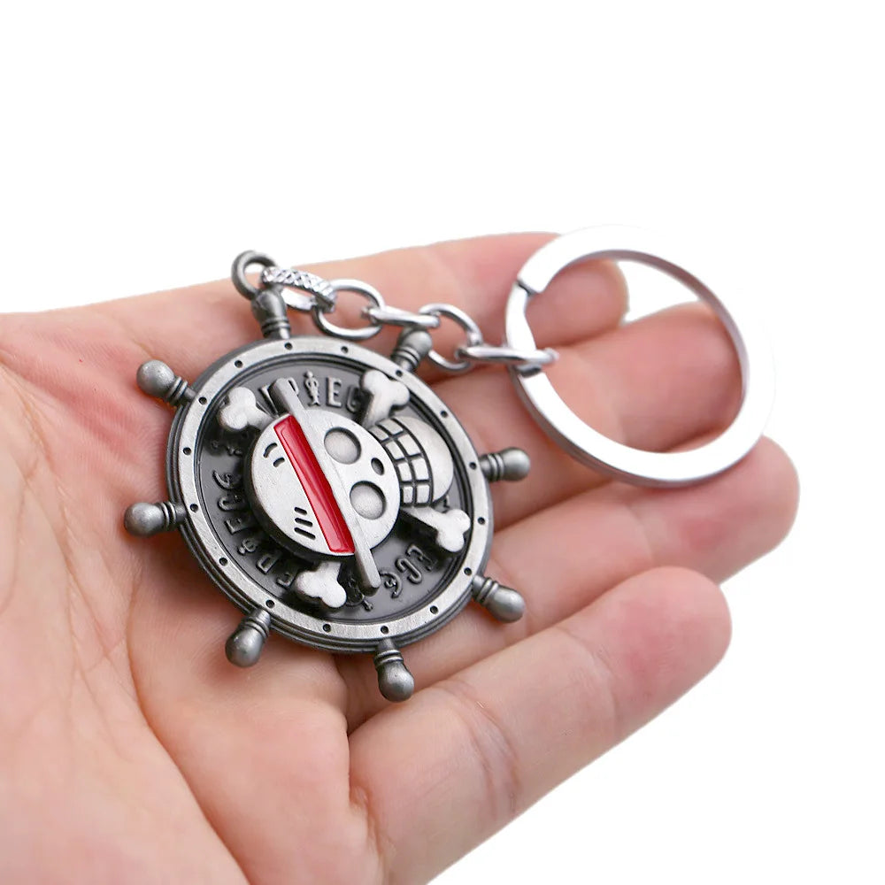 Anime One Piece Schlüsselanhänger Luffy Ace Law Edward Newgate Zoro Sanji Nami Robin Chopper Sir Crocodile Brook Auto Schlüsselanhänger Figur Spielzeug
