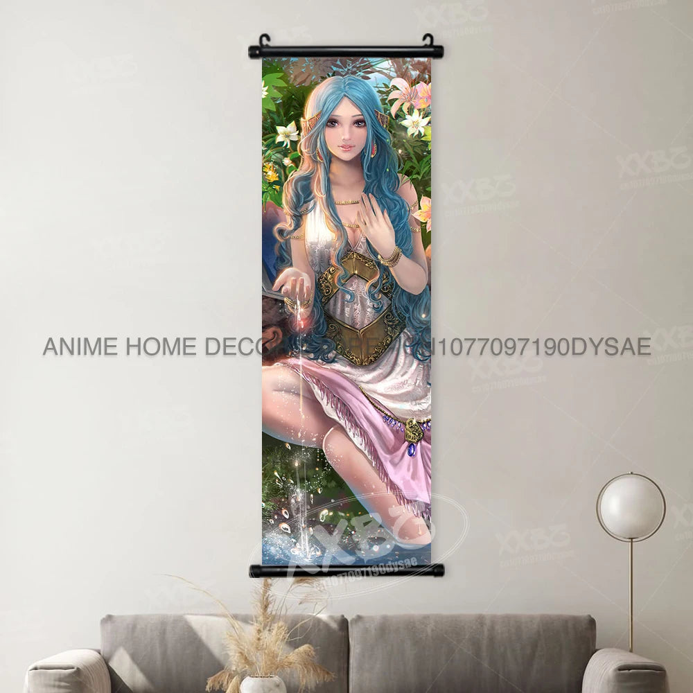 ONE PIECE Posters Anime Monkey D. Luffy Hanging Painting Yamato Scrolls Picture Nico Robin Home Decor Wallpaper Canvas Wall Art - One Piece Merchandise - Free Shipping Buy Now