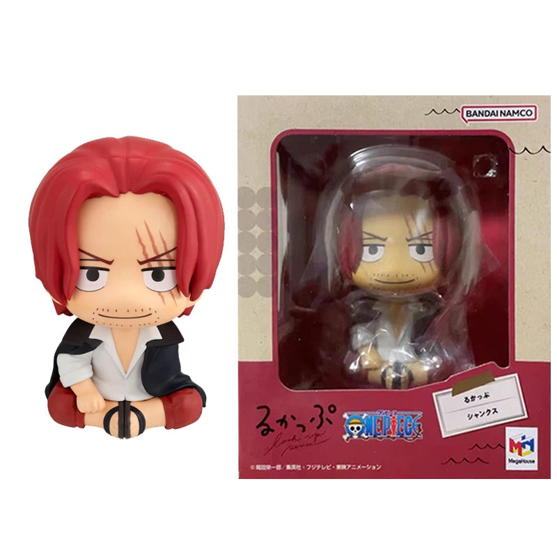 MegaHouse Original Look Up One Piece Shanks Portgas.D.Ace Monkey D. Luffy Perona Egghead Ver. Anime Actionfiguren Spielzeug Kindergeschenk