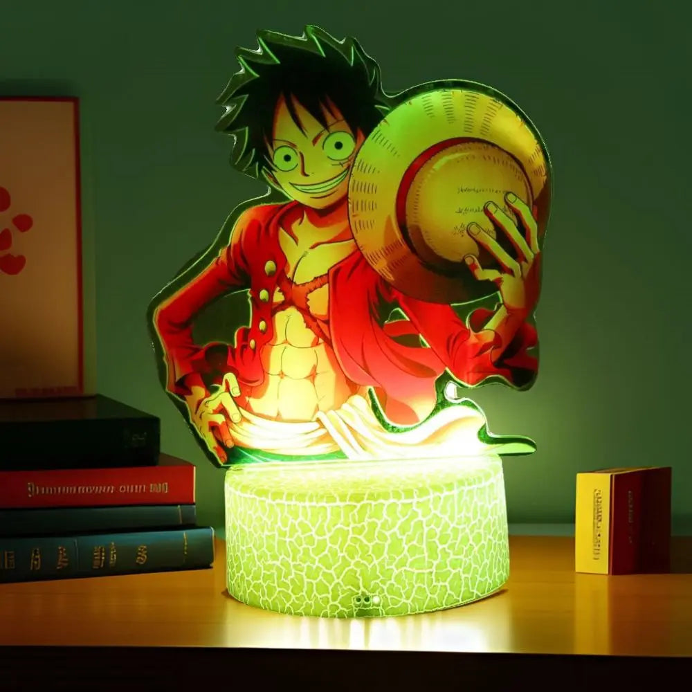 Actions Figure One Piece Luffy Zoro Anime Figures 3D Lamp PVC Action Collection Model Toys LED Night Light Kid Christmas Gift - One Piece Merchandise - Free Shipping Buy Now