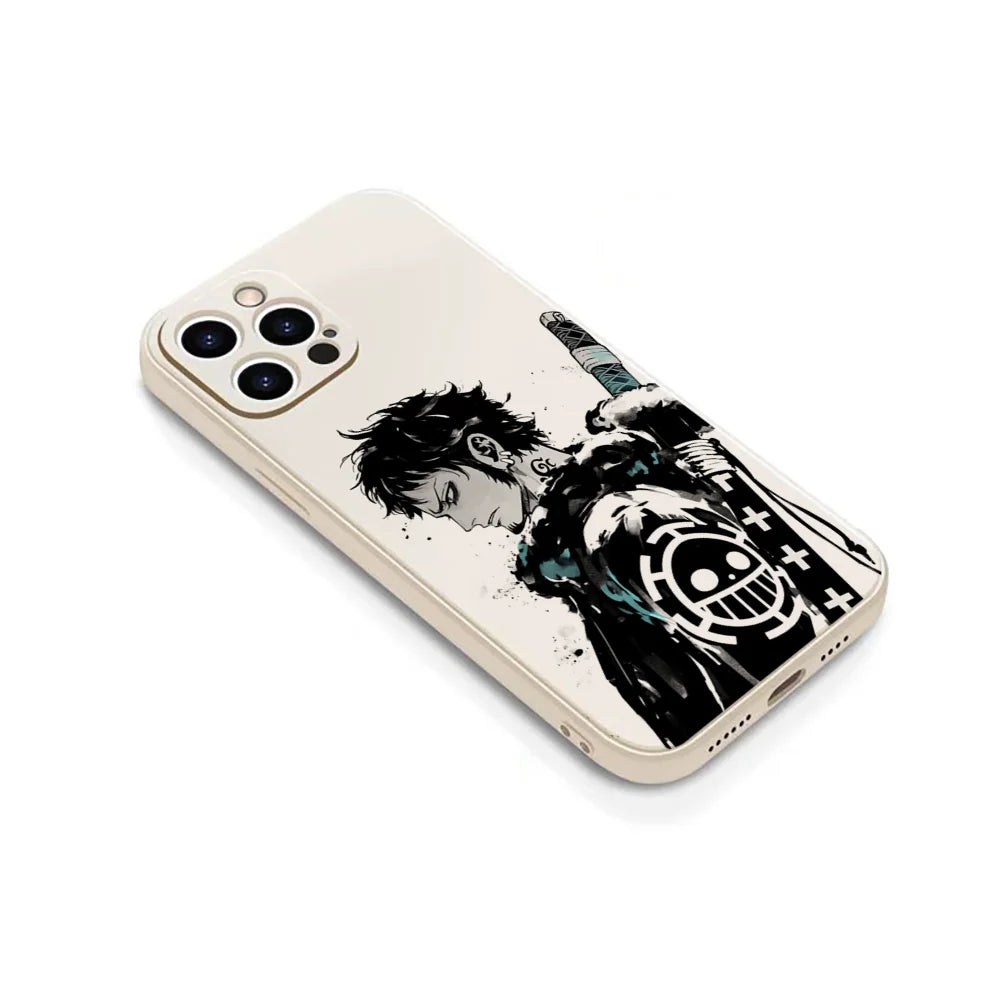 Epc Trafalgar O-OneS P-PieceS D. Wasser Gesetz Telefon Fall Silikon Weich Für IPhone 16 15 14 13 12 11 Plus Pro Max Plus
